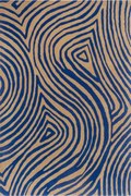 Χαλί Décor Groove 097708 Electric Blue Brink &amp; Campman 140X200cm