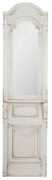 Καθρέπτης Τοίχου Πόρτα Sluys 44520 46x13x182cm White Artekko Ξύλο