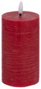 Διακοσμητικό Φωτιστικό Κερί Led (Φ7x15) A-S Molia Rouge 200664B
