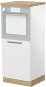 Επιδαπέδιο ντουλάπι φούρνου ψηλό Modena K14-60-1KR-Λευκό γυαλιστερό - 60.00Χ60.00Χ148.00cm
