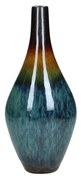 Supergreens Βάζο Κεραμικό Μπλε 13,8x13,8x32 εκ.