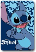 Κουβέρτα Κούνιας Fleece 100x140εκ. Home Stitch 26 Blue Digital Print Disney DimCol
