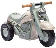 AIYAPLAY Αυτοκίνητο-πατίνι, σχέδιο μοτοσικλέτας, μουσική και σαπουνόφουσκες, για 2-5 ετών, Κρεμ Λευκό