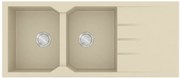 Sanitec Granite 800 Ocra Ένθετος Νεροχύτης 116 2B 1D