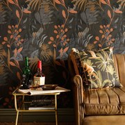 Ταπετσαρία Caribbean Garden Dark WP20487 Brown-Orange-Grey MindTheGap 52x300cm