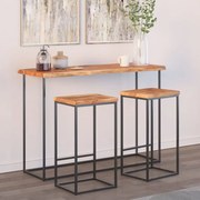 vidaXL Επιφάνεια Τραπεζιού Ορθογώνια 110x40x2,5 εκ. Μασίφ Ξύλο Ακακίας