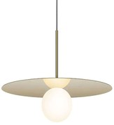 Φωτιστικό Οροφής Bola Disc 18 10674 45,7x12,7cm Dim Led 390lm 6W Brass Pablo Designs