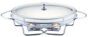 Πιατέλα σερβιρίσματος Bohmann BH 2007-30CG, 3l, καπάκι, βάση, Inox