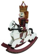 Ξύλινος Καρυοθραύστης - Βασιλιάς Με Άλογο – Christmas soldier deco