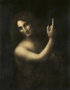 Αναπαραγωγή St. John the Baptist, 1513-16, Leonardo da Vinci