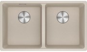Franke Maris MRG 120-35-35 Υποκαθήμενος Γρανιτένιος Νεροχύτης 75.3x43.3cm Coffee Σετ