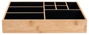 Θήκη Οργάνωσης Καλλυντικών 9 Θέσεων Bamboo 33X21X9cm - Estia