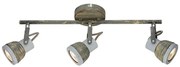 Σποτ Τρίφωτο Aca Inka MC167793R Grey Matt/ Rust