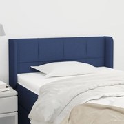vidaXL Κεφαλάρι με Πτερύγια Μπλε 93x16x78/88 εκ. Υφασμάτινο