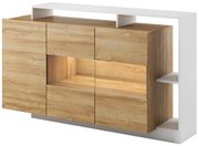 Μπουφές Oak-Leuko Fusiko - 155.00Χ30.00Χ93.50cm