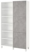 BESTÅ σύνθεση αποθήκευσης με πόρτες, 120x42x202 cm 694.216.92