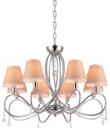 Πολυέλαιος Οροφής Homelighting Laki 77-3666 Chrome