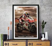 Πόστερ &amp; Κάδρο MotoGp GP018 21x30cm Εκτύπωση Πόστερ (χωρίς κάδρο)