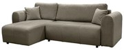 Γωνιακός Καναπές Fiesta Fylliana Καφέ - Μπέζ 265x165x95 εκ. 265x165x95 εκ.