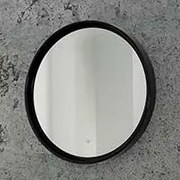 Καθρέφτης Sensio 86 Black New Φ70 Black Gloss MDF 18mm Λάκα 3MSE070BGL