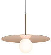 Φωτιστικό Οροφής Bola Disc 18 10677 45,7x12,7cm Dim Led 390lm 6W Rose Gold Pablo Designs