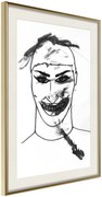 Αφίσα - Scary Clown - 40x60 - Χρυσό - Με πασπαρτού