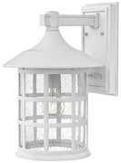 Φανάρι Απλίκα Φωτιστικό Τοίχου 1xE27 IP44 39cm Freeport Elstead Lighting-HK-FREEPORT2-L-TWH-Λευκό HK-FREEPORT2-L-TWH