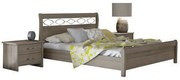Savvidis Furniture  Κρεβάτι Ν27 για στρώμα 90x190 Μόκα BEST-890110