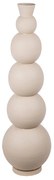 Floor Βάζο Large "Rotonda" Σίδερο Γκρι PU H. 76 cm D. 20 cm