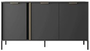 Μπουφές Lars L_LARS_21_3d 153x81x40cm Anthracite-Gold