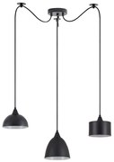 Φωτιστικό Οροφής Adept Flex 77-8959 45x45x300cm 3xE27 60W Black Homelighting