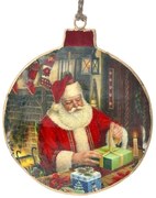 Χριστουγεννιάτικο Στολίδι Αϊ Βασίλης 75718 12x13cm Multi