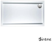 SIRENE EXTRA FLAT E15080-300 Ορθογώνια Ακρυλική Ντουζιέρα White 150x80cm