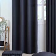 Κουρτίνα (140x260) Με Τρουκς S-F Oxford Carbone R6B990004