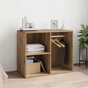 vidaXL Ντουλάπι ντύσιμο Artisan δρυς 80x40x65 cm Κατασκευασμένο ξύλο