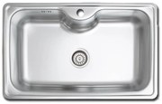 Maidsinks by Pyramis Inset Σατινέ Ανοξείδωτος Νεροχύτης 80 cm