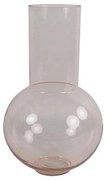 Βάζο Γυάλινο 013.787857 25x44cm Pink Glass