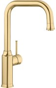 Blanco Livia-S PVD Satin Gold Μπαταρία Κουζίνας Με Αποσπώμενο Ρουξούνι