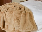 Κουβέρτα Bronte In The Mood Collection με διαστάσεις 200x150cm - Light Brown