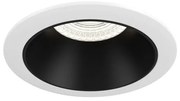 Χωνευτό Σποτ Φωτιστικό Οροφής Αλουμίνιο Share H3,7 Φ8,5 Maytoni-DL053-01WB-Μαύρο-Λευκό DL053-01WB