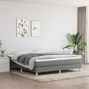 ΚΡΕΒΑΤΙ BOXSPRING ΜΕ ΣΤΡΩΜΑ ΣΚΟΥΡΟ ΓΚΡΙ 180X200 ΕΚ ΥΦΑΣΜΑΤΙΝ 3144192