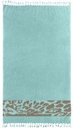 Πετσέτα Θαλάσσης - Παρεό Pestemal 24 Aqua Guy Laroche Θαλάσσης 90x170cm 100% Βαμβάκι