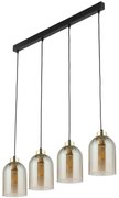 Φωτιστικό Οροφής Satipo 5625 4xΕ27 15W 102x145cm Amber TK Lighting