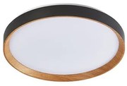 Πλαφονιέρα Φωτιστικό Οροφής LED 36W CCT Μέταλλο Sunlight-ROBLE-500-B-Μαύρο ROBLE-500-B