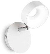 Φωτιστικό Τοίχου-Απλίκα Oby 196688 10x10x13,5cm LED 6W 3000K White Ideal Lux