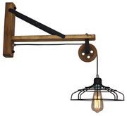 Φωτιστικό Τοίχου - Απλίκα HL-316W-1L LORLAS WALL LAMP - 51W - 100W - 77-3176