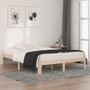 Πλαίσιο Κρεβατιού 135 x 190 εκ. από Μασίφ Ξύλο Double 810340
