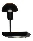 Απλίκα Φωτιστικό Τοίχου LED 3W Reading Light Ράφι 20cm Αριστερά Φωτιστικό Ε27 Rowan Homelighting-77-4166-Μαύρο 77-4166