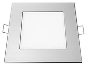 LED SLIM PANEL NM SQUARE REC. 6W 3000K 400Lm 120mm 230V AC Ra80 ACA PLATO630SNM