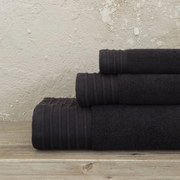 Πετσέτα Feel Fresh Black Nima Προσώπου 50x100cm 100% Βαμβάκι